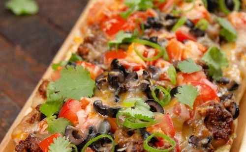 Taco pizza kenyér – laza hétköznapokra